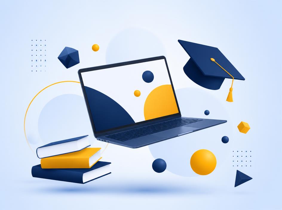 Profissional analisando transformação digital na educação